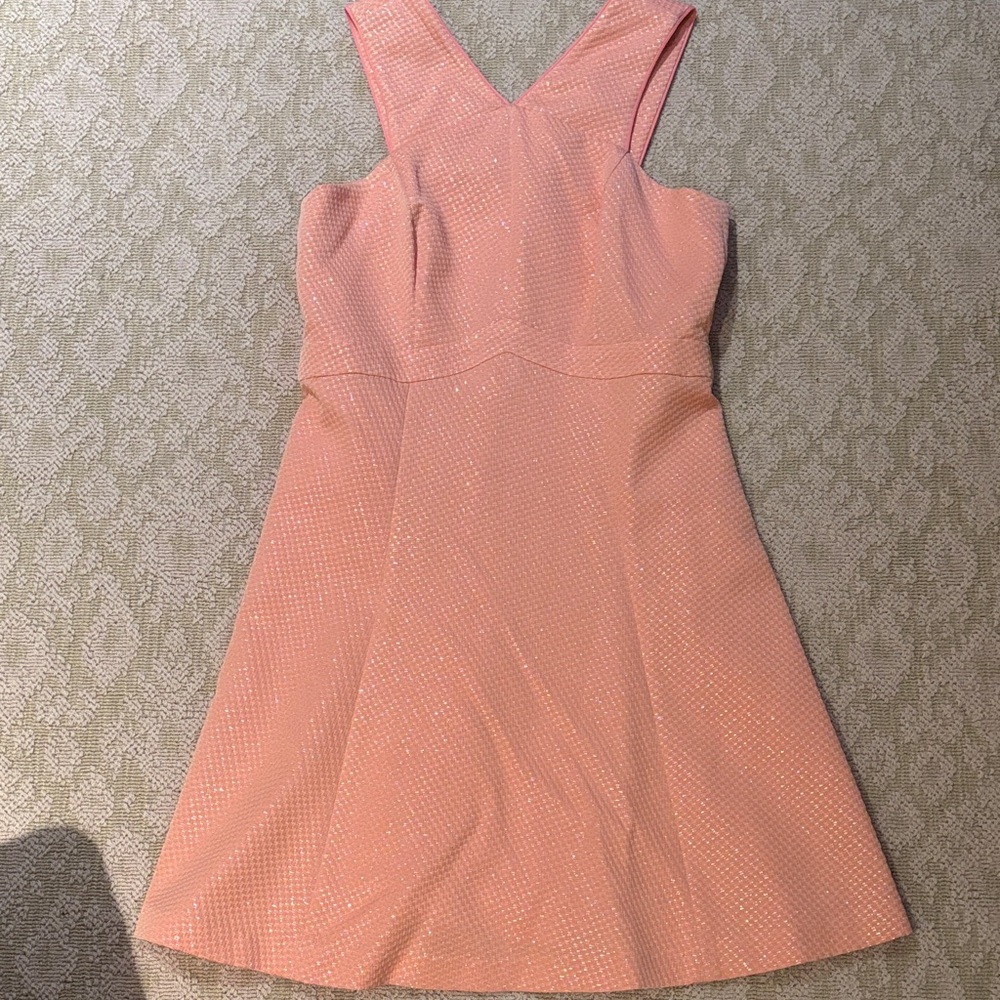 Barbie pink shimmer shoshanna Sleeveless Dress